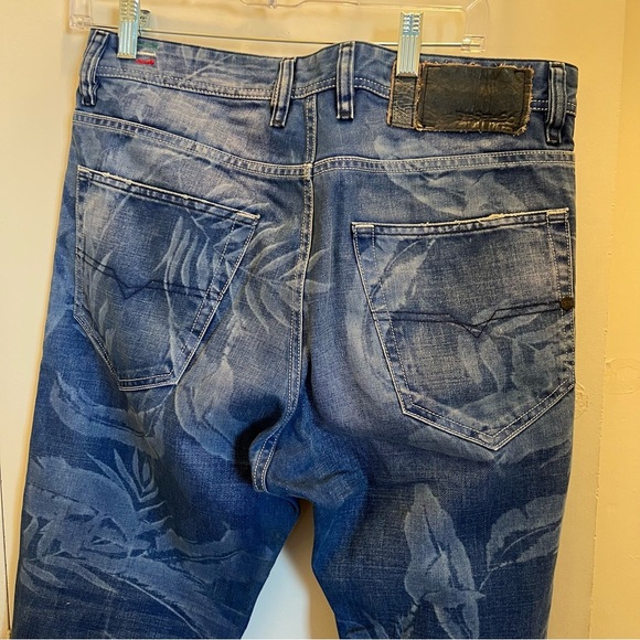 Diesel Co Men’s Narrot Carrot Regular 0812W Denim Jeans-Size 30 - Picture 3 of 12